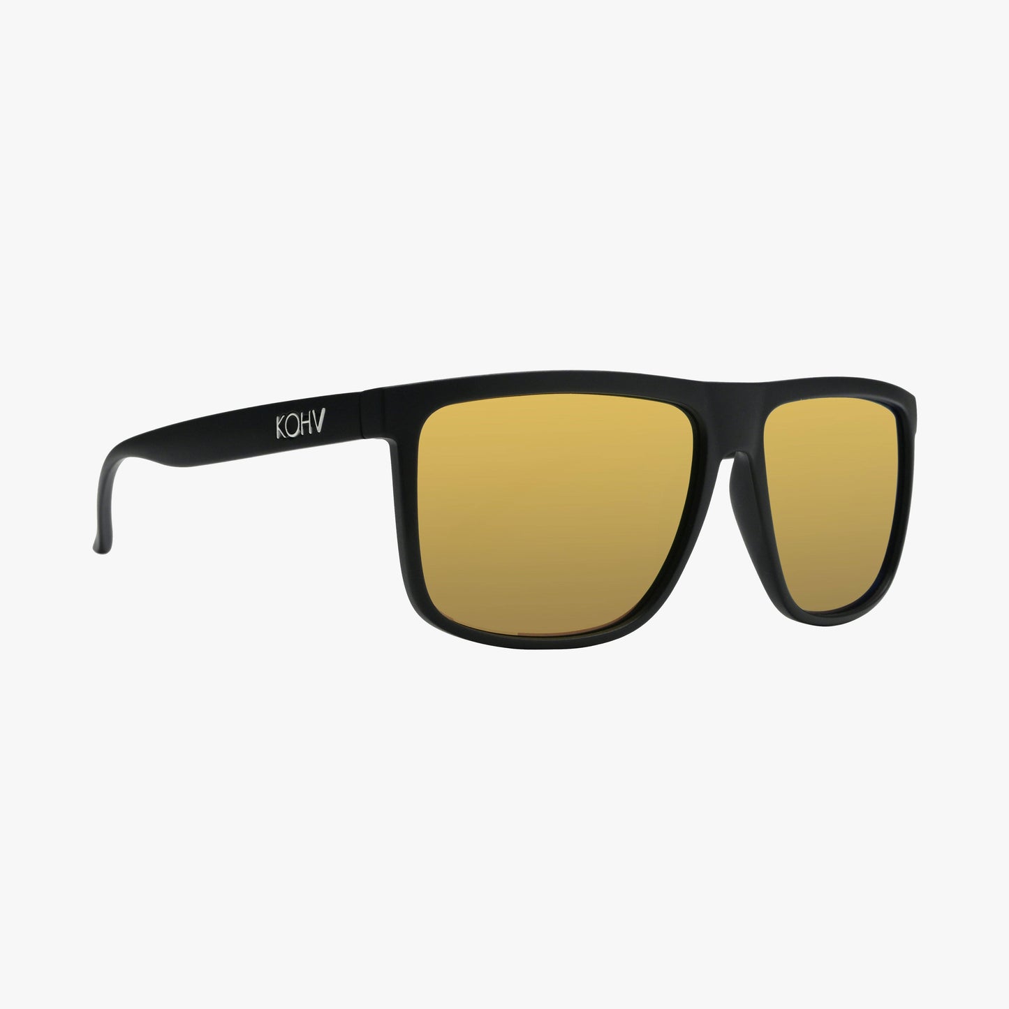 EVANS GOLD MIRROR Polarized Square Classic Sunglasses