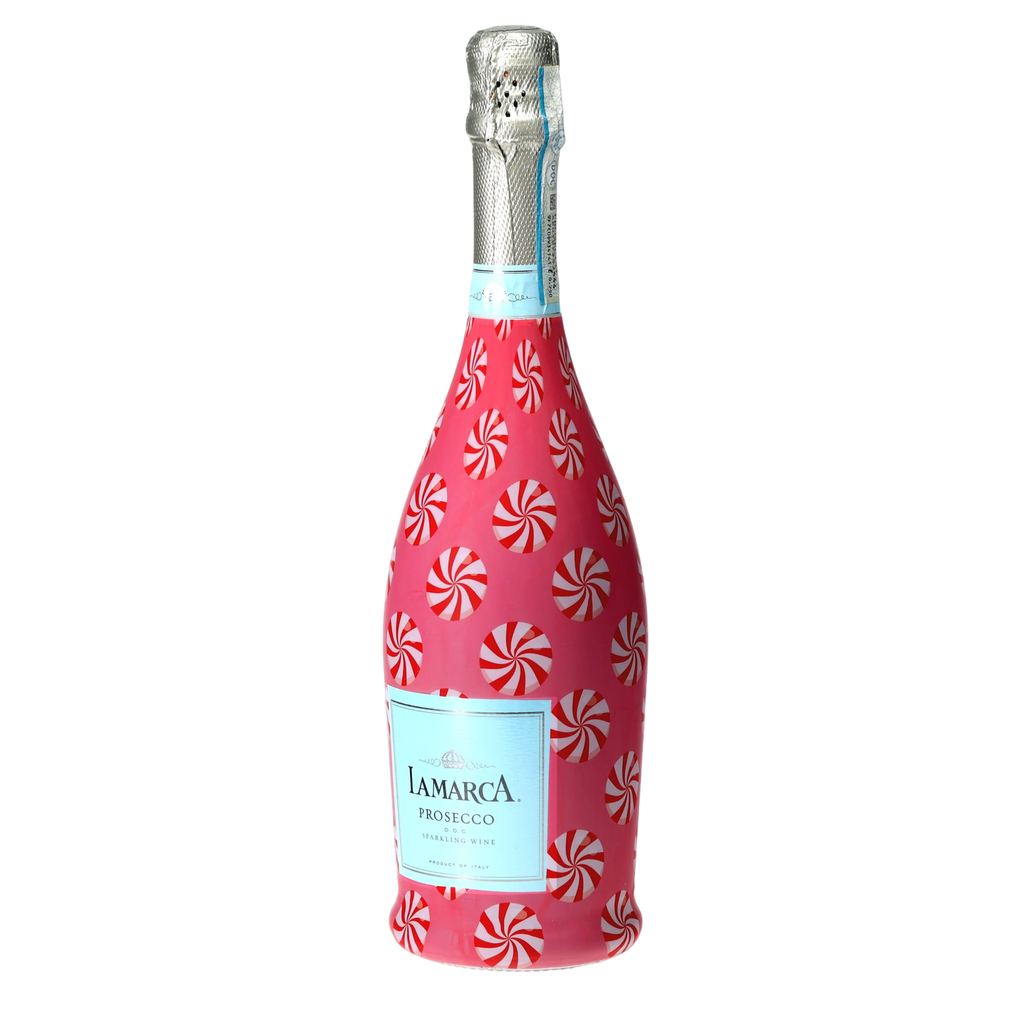 Peppermint Parade Prosecco Bottle Wrap