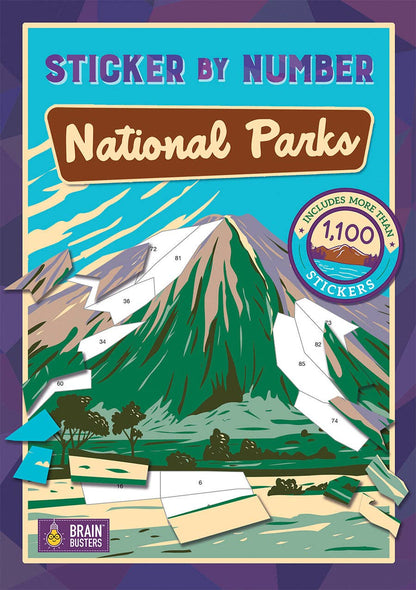 National Parks: Sticker-by-Number Activity Book