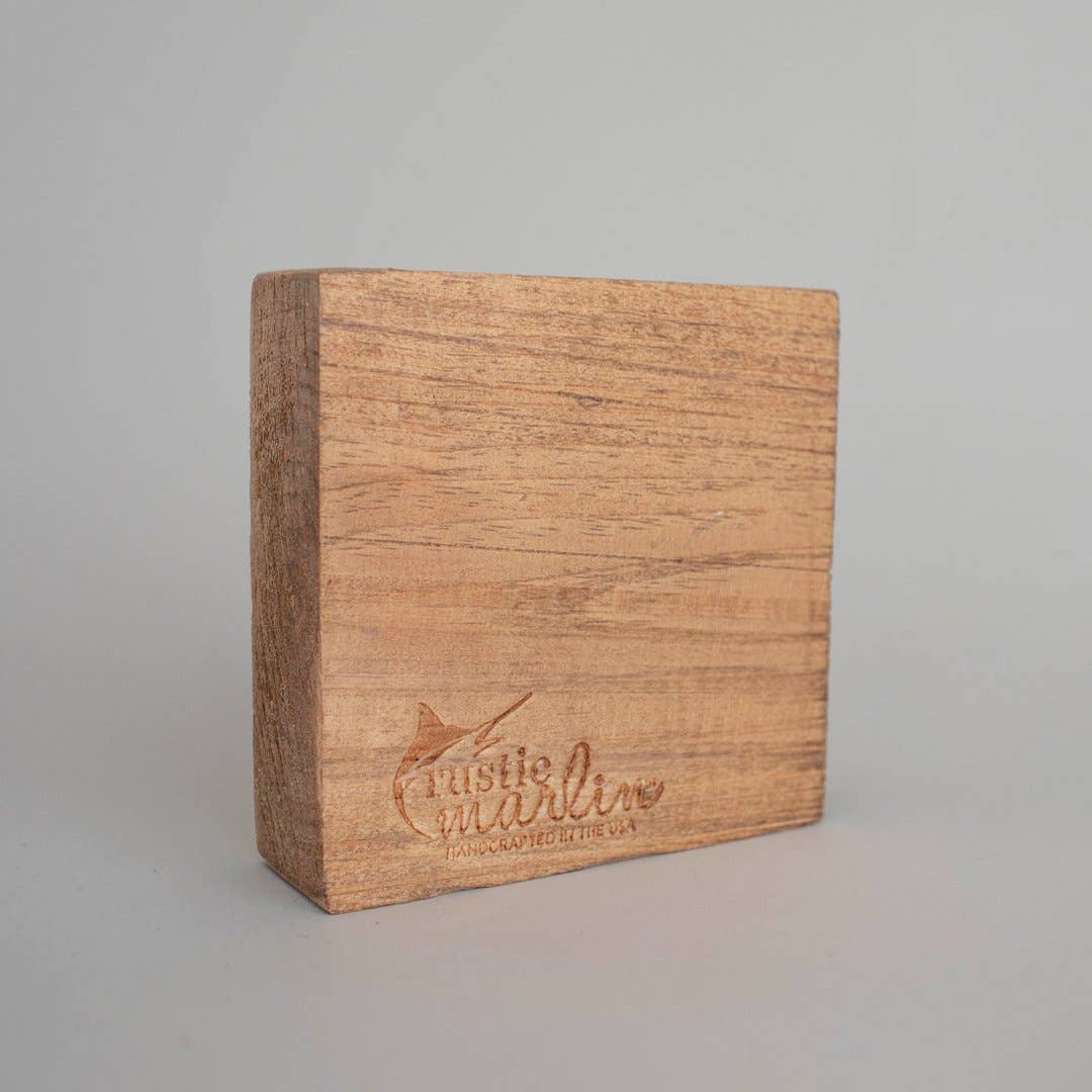 Naughty Nice Decorative Wooden Block