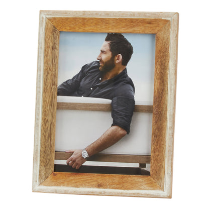 Distressed Wood Photo Frame