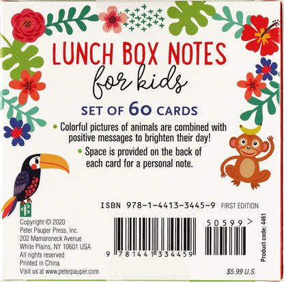 Lunch Box Notes for Kids (60 pack)