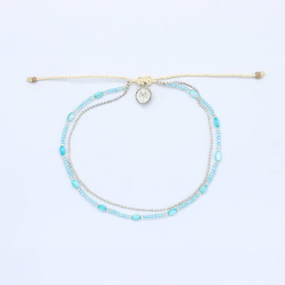 Berkilauan Double Bracelet, Adjustable Bracelet by Koh Surf