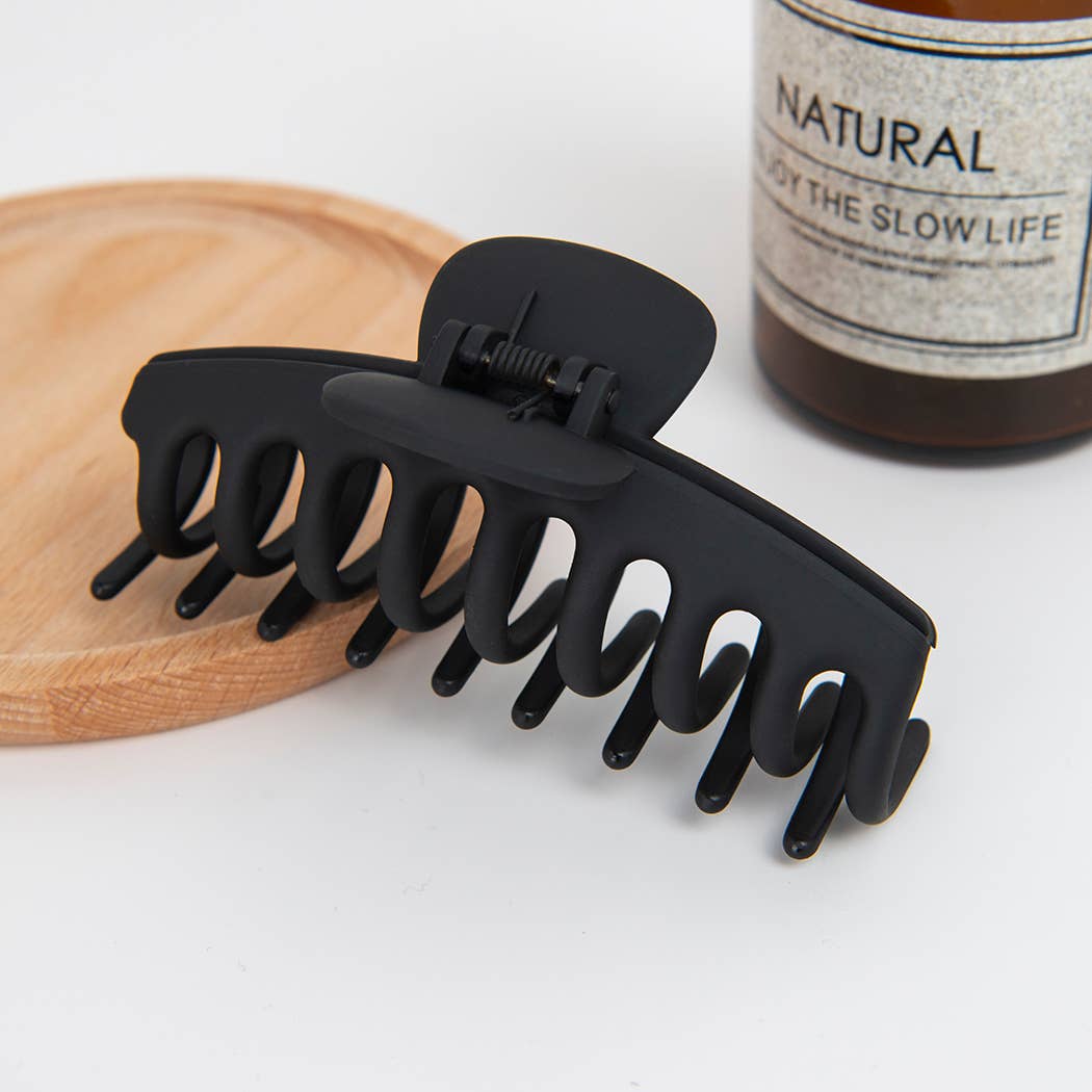 4.33'' Matte Hair Claw Clip For Thick Hair