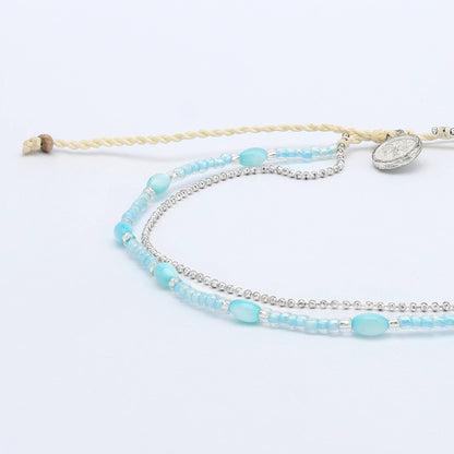 Berkilauan Double Bracelet, Adjustable Bracelet by Koh Surf