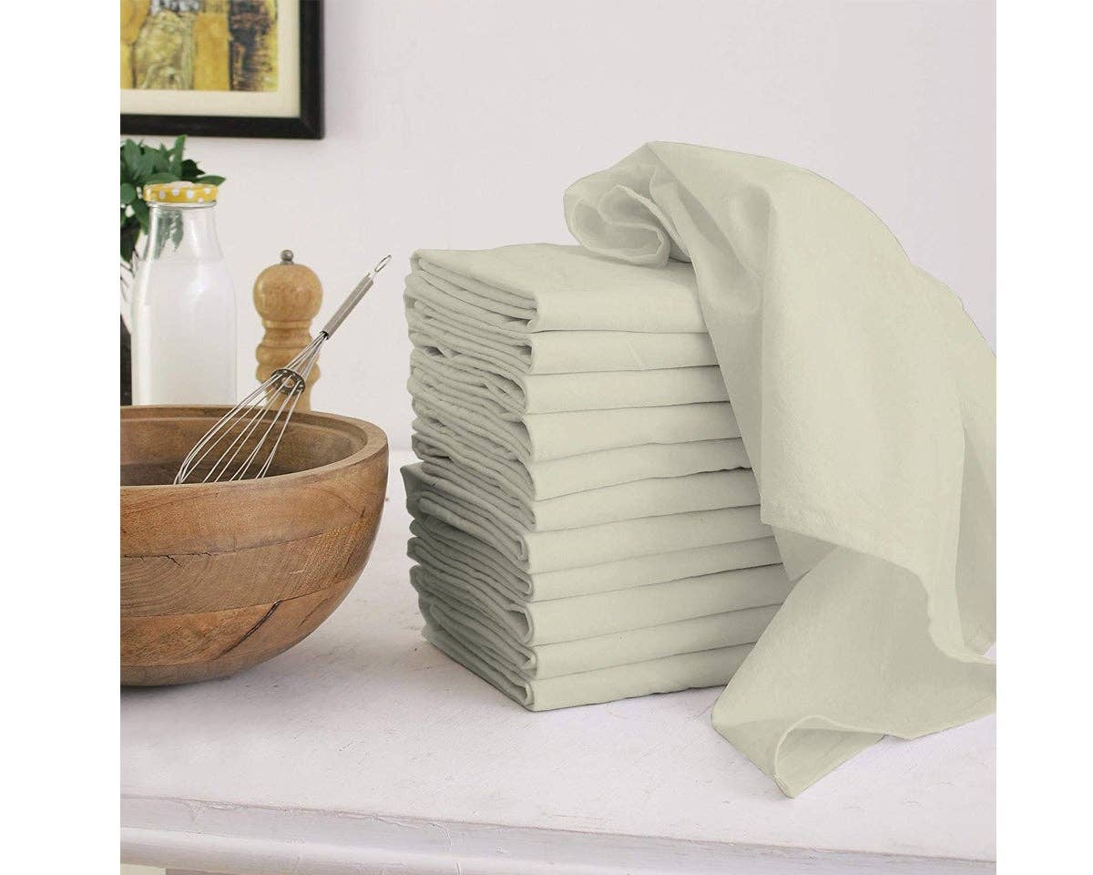 Flour Sack Towels, Tea Towels 27"x27". Premium Quality