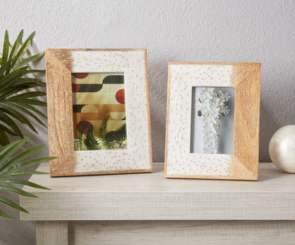 Rustic Distressed Wood Photo Frame - 2 Sizes