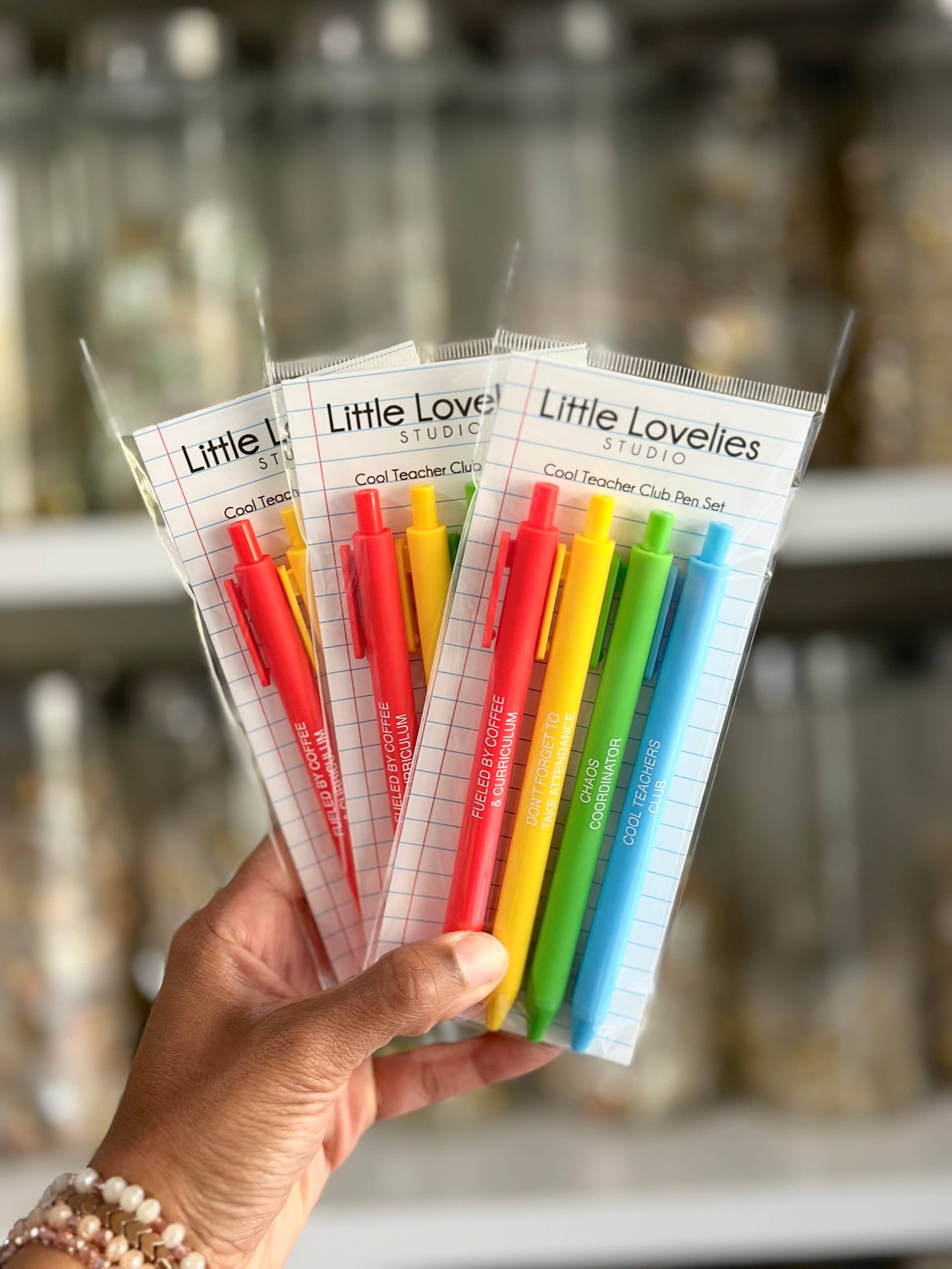 Cool Teachers Club Pen Set | Funny Teacher Gift