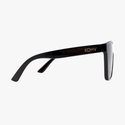 BIRCH MIDNIGHT Polarized Oversized Shield Fashion Sunglasses