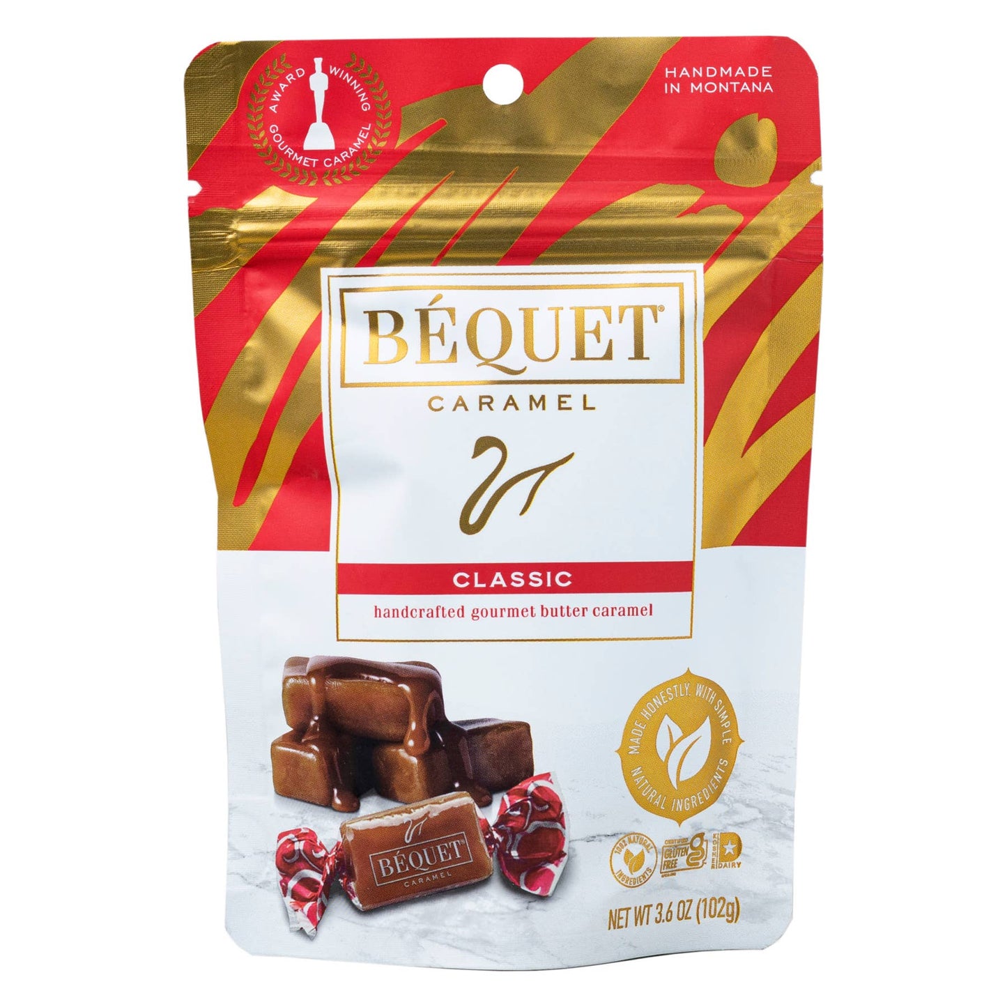 Béquet Gourmet Caramel 3.6 oz Pouch