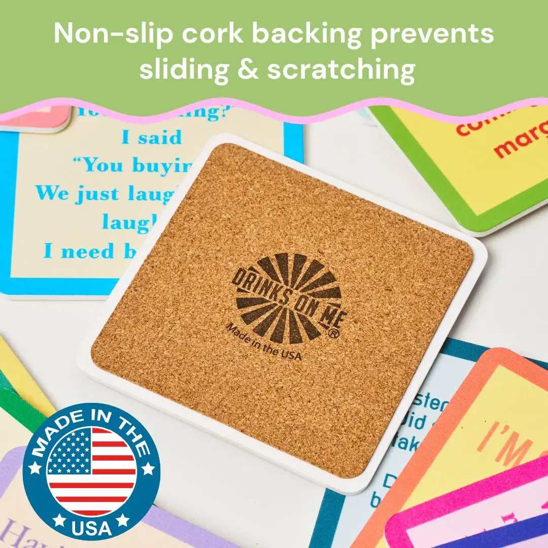 COASTER Still On | Funny Party Gift | Home Bar Decor