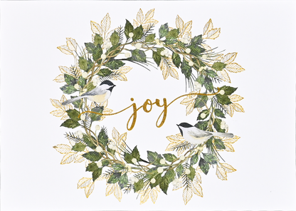 Wreath of Joy Deluxe Boxed Holiday Cards