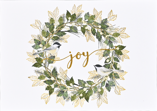 Wreath of Joy Deluxe Boxed Holiday Cards