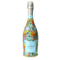 Orange & Blue Pumpkins Prosecco Bottle Wrap
