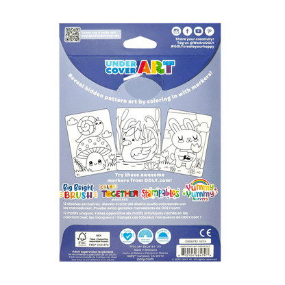 Undercover Art Hidden Patterns Color Activity - Garden Pals