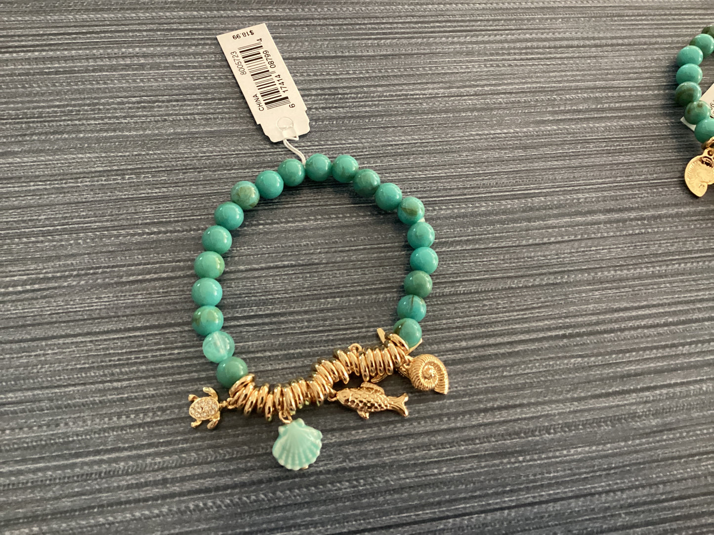 Turquoise Charm Bracelet