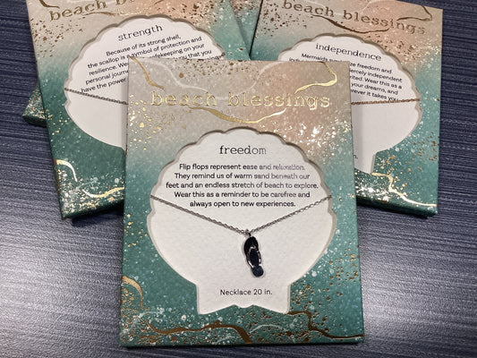 Silver Flipflop | Freedom Beach Blessings