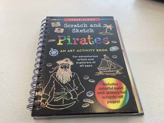 Pirates Scratch and Sketch Books