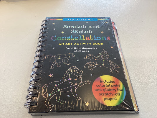 Constellations Scratch and Sketch Books