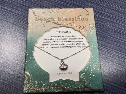 Gold Scallop Shell | Strength Beach Blessings