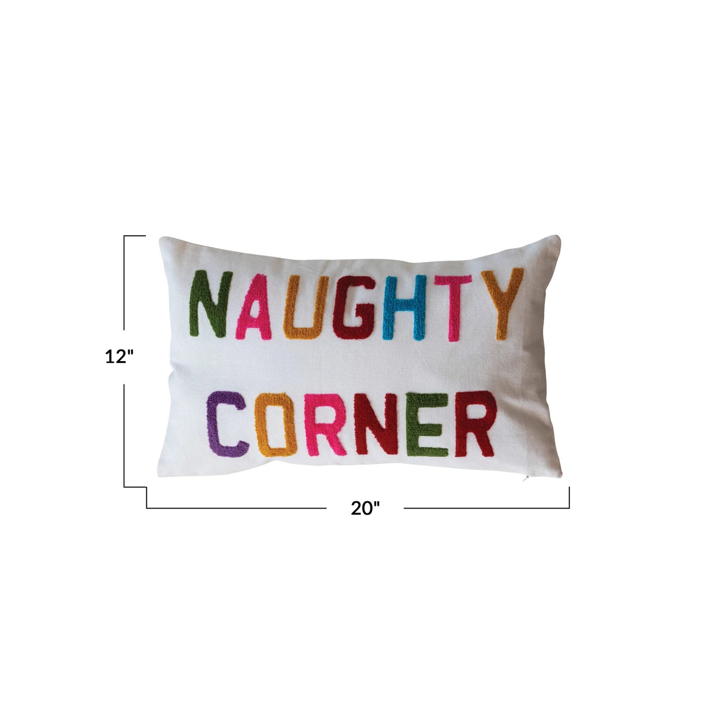 The Naughty Corner Pillow