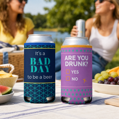 CAN SLEEVE Are You Drunk | Slim | Funny Bar Gift
