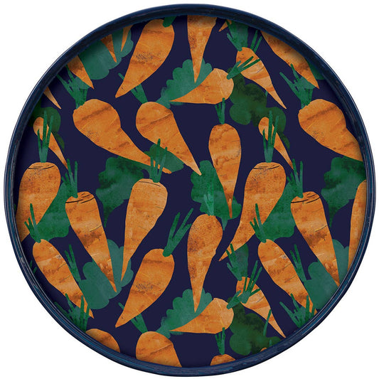 CARROTS 15 Inch Round Tray