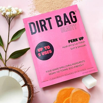 Organic Hydrating Vegan Powder Lip Mask + Polish