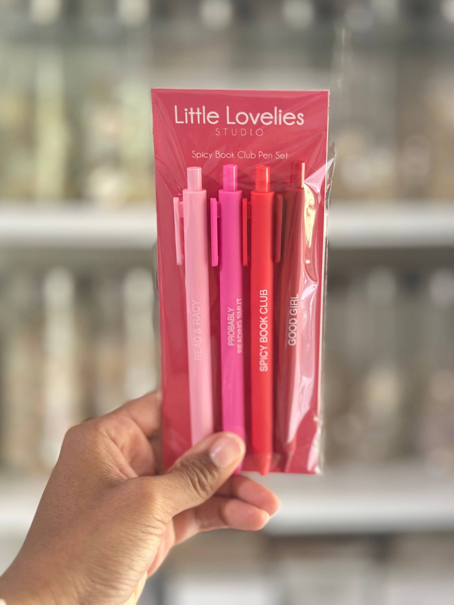 Spicy Book Club Pen Set – Set of 4