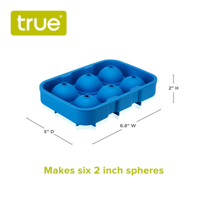 Silicone 2" Ice Cube Spheres Mold / Tray | Ideal for an Old Fashioned