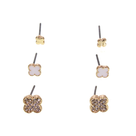 Clover Earrings | Set of 3