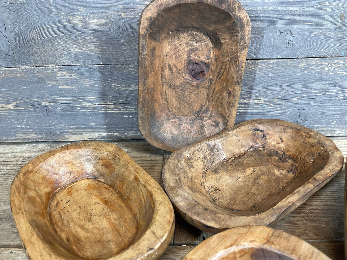 Rustic Decorative Wood Bowl