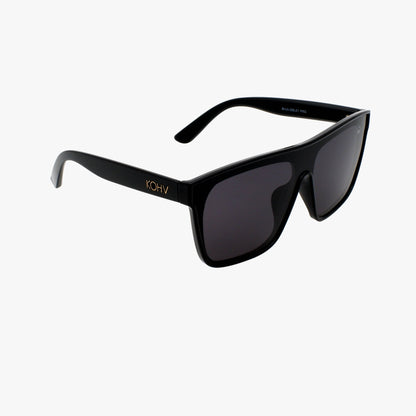 BIRCH MIDNIGHT Polarized Oversized Shield Fashion Sunglasses
