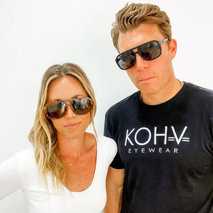 SUMMIT AMBER BRONZE Polarized Trendy Aviator Sunglasses