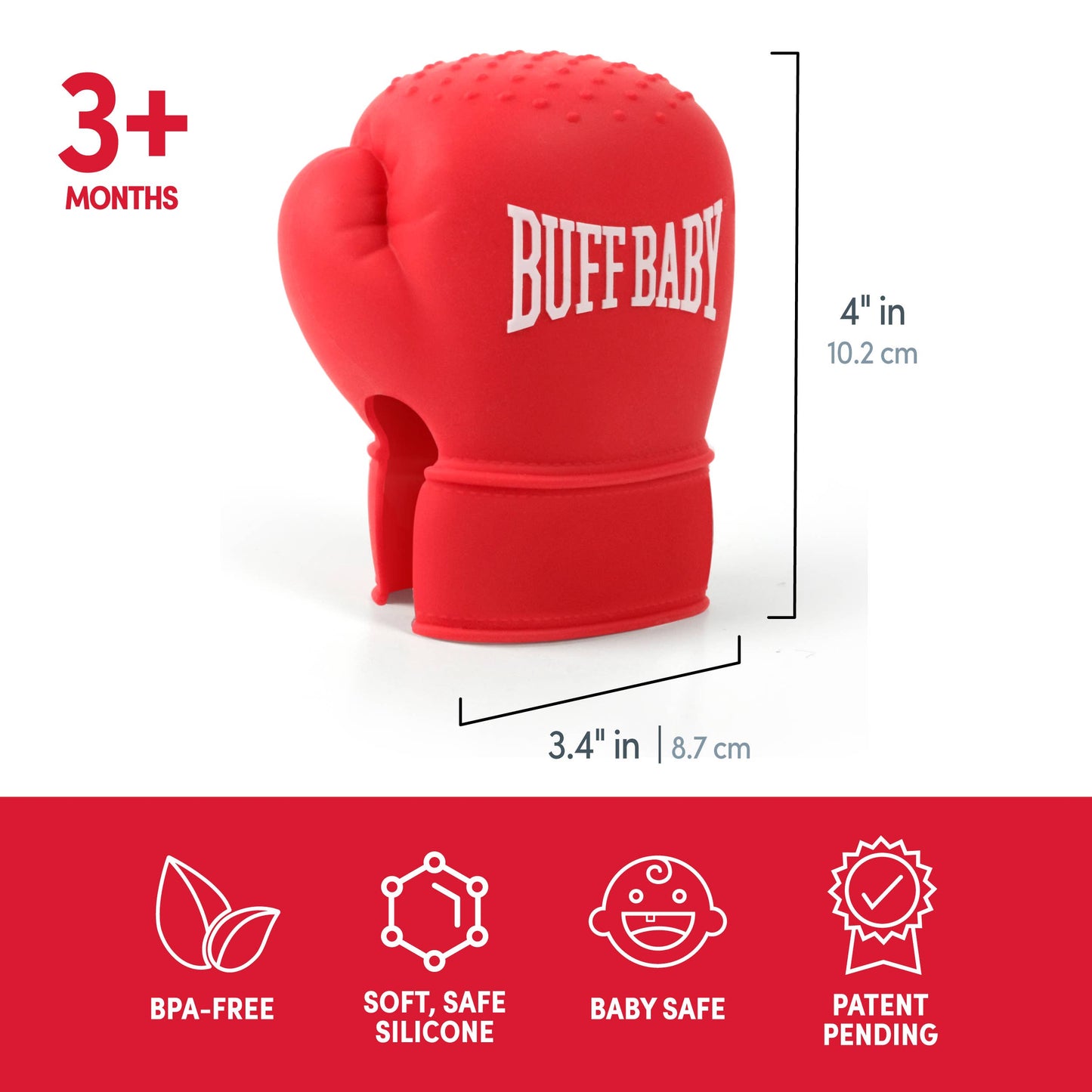 BUFF BABY - Boxing Glove Teething Mitt