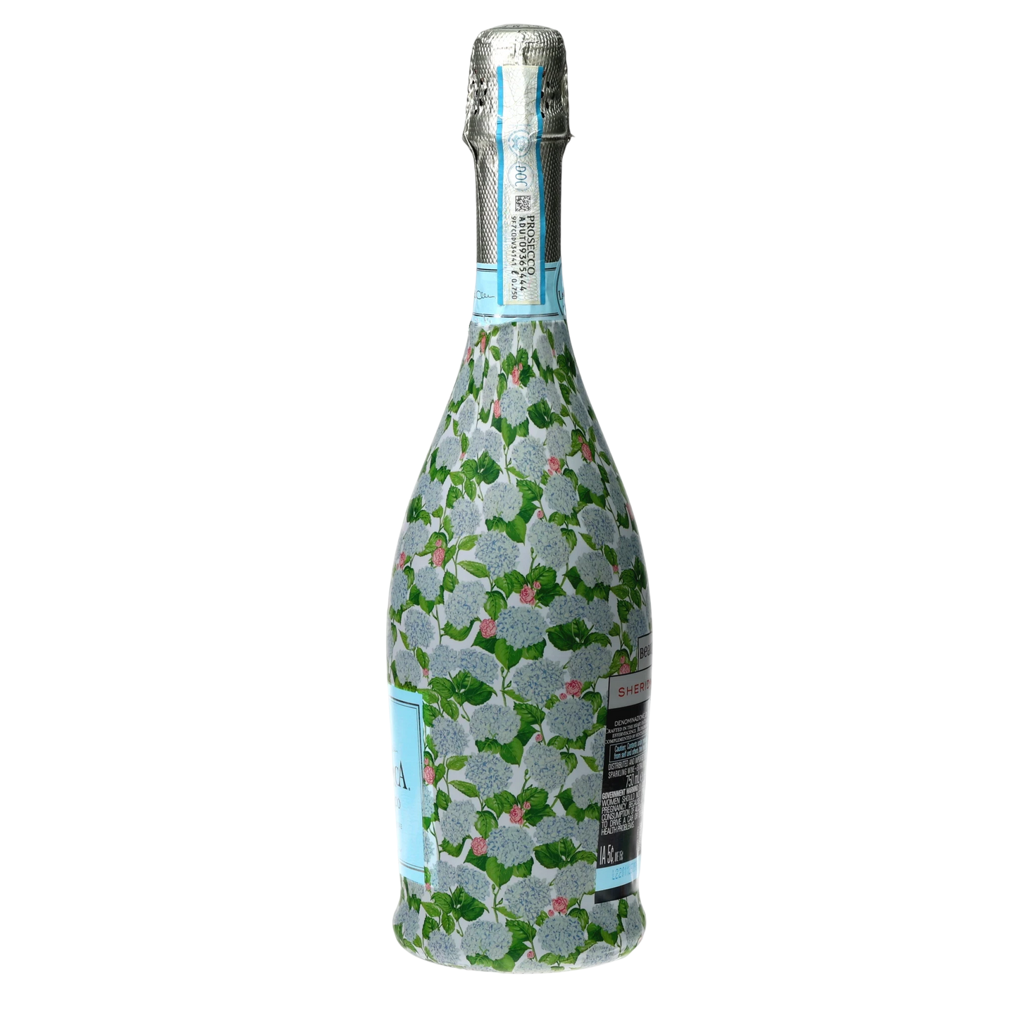 Sheridan French Collection - Classic Hydrangea Prosecco Bottle Wrap