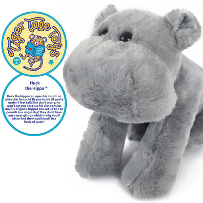 Huck the Hippo | 12 Inch Stuffed Animal Plush