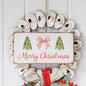 Merry Christmas With Tree Twine Sign
