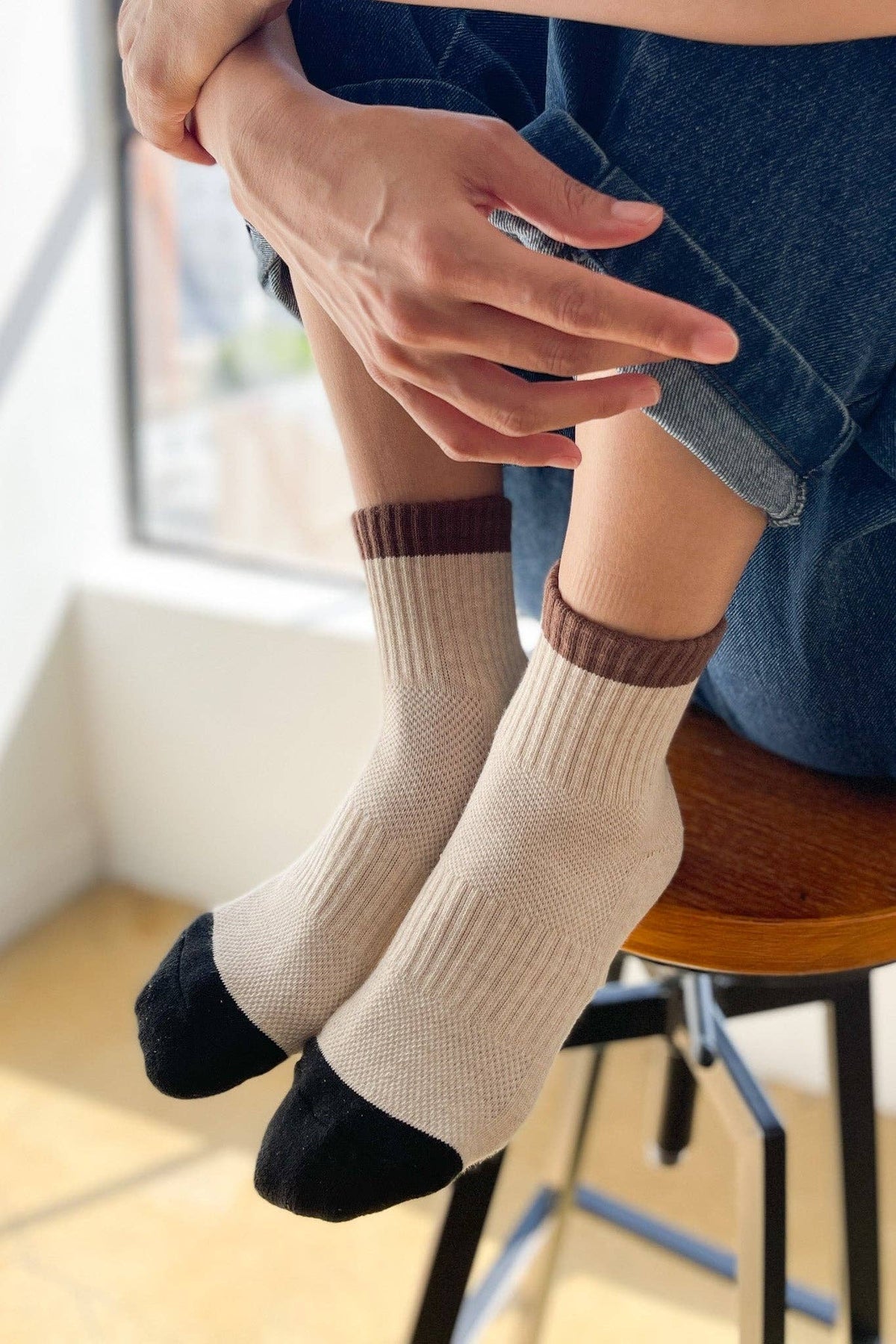 Color Block Girlfriend Socks (wholesale)