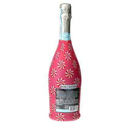 Peppermint Parade Prosecco Bottle Wrap