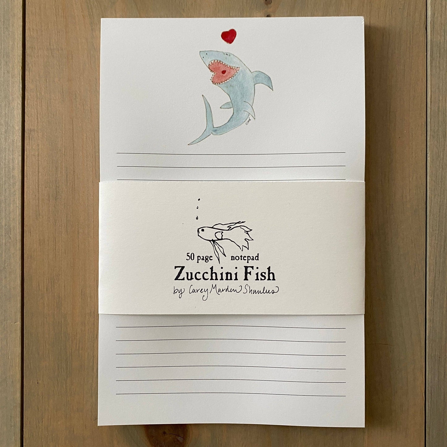 Shark Love Notepad