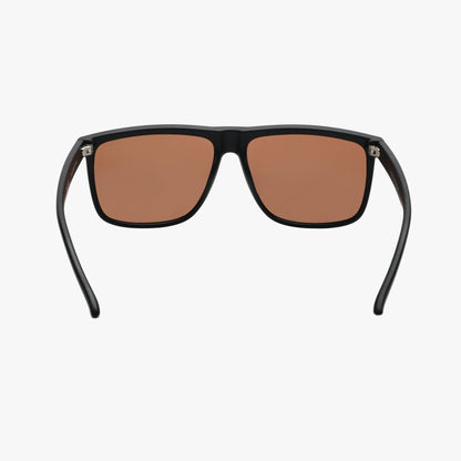 EVANS GOLD MIRROR Polarized Square Classic Sunglasses