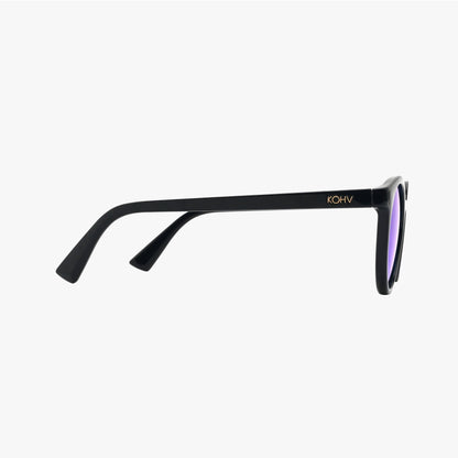 HERON SKY BLUE MIRROR Polarized Round Fashion Sunglasses