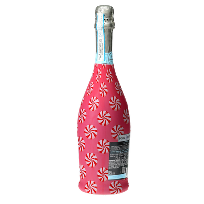 Peppermint Parade Prosecco Bottle Wrap