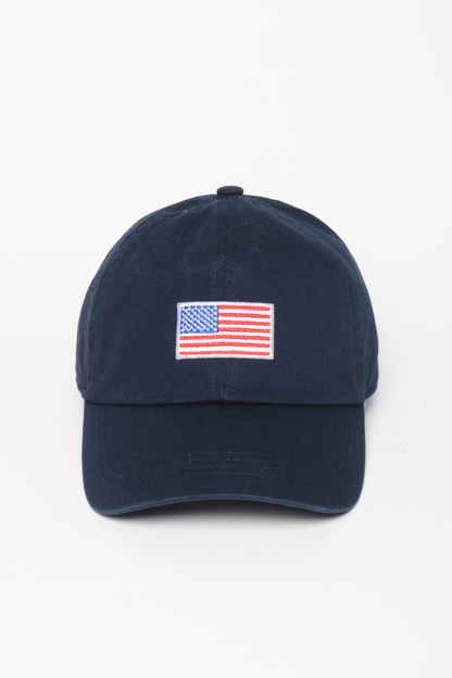 American Flag Embroidery Baseball Cap