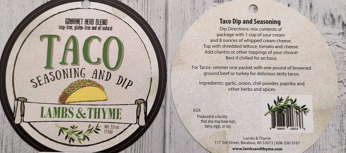 Taco Dip and Seasoning - Dozen