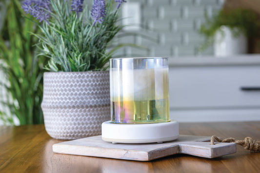 Candle Plate Warmer with Timer