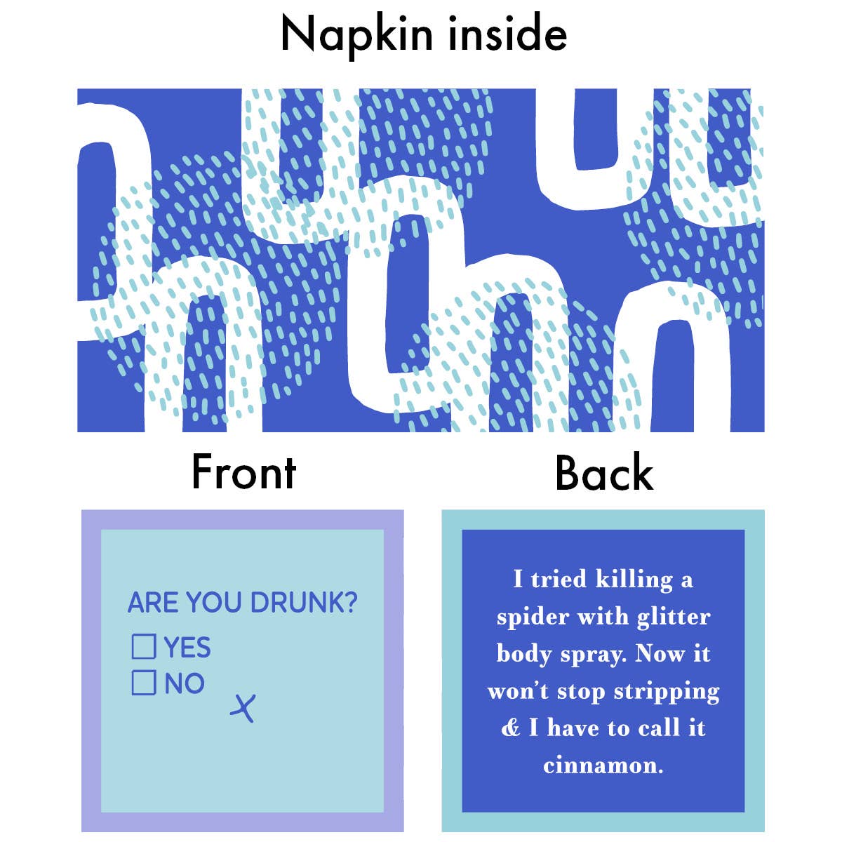 NAPKIN Beach 99 Problem | Funny Party Gift | Cocktail Napkin
