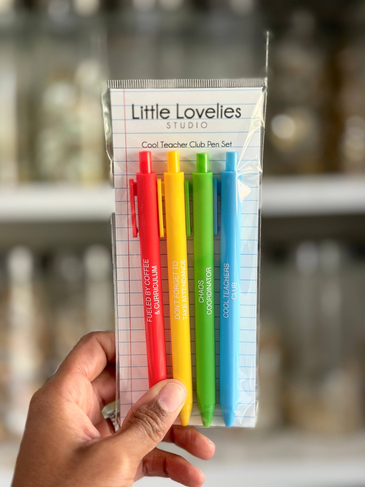 Cool Teachers Club Pen Set | Funny Teacher Gift