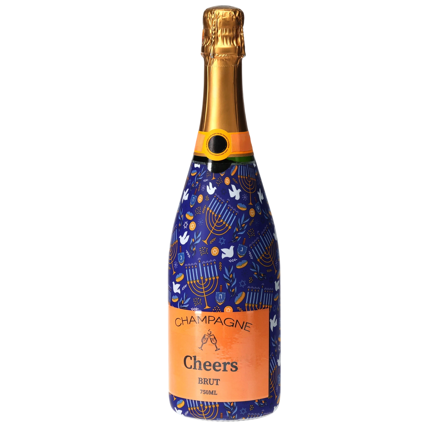 Limited Edition Hanukkah Champagne Bottle Wrap